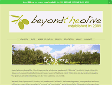 Tablet Screenshot of beyondtheolive.com